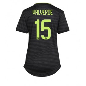 Damen Fußballbekleidung Real Madrid Federico Valverde #15 3rd Trikot 2022-23 Kurzarm